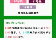 深圳地铁运营恢复,深圳地铁4号线什么时间恢复运营？