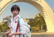 学校为全红婵立雕像,全红婵的学校