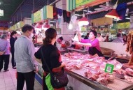 街头惊现流动猪肉摊,街头惊现流动猪肉摊视频