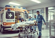 医院医护下班后跑操,救护车进小区被保安拦，医护人员跑步抬病人，保安说不认识救护车，对此你怎么看？