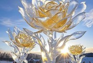 哈尔滨再现冰封鱼,哈尔滨冰封玫瑰什么时候有？