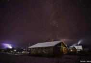 漠河北极村再现极光,漠河市北极村有极光吗？