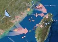台岛周边演习画面,台岛周边在哪里