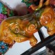 伊朗高温50℃创纪录,一件伊朗早期仿龙泉器物，请各位评判一下究竟是低温釉陶，还是高温青瓷?为什么？