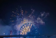 摩天轮爆改新年日出,新版摩天轮