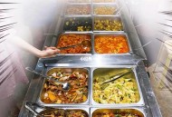 深夜食堂3元就管饱,我想承包工人食堂，200人左右,一荤两素5元管饱,能有多大利润？