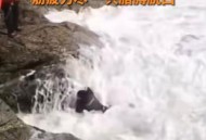 男子救人被卷入大海,为了救人坠落大海的句子？