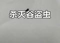 坠谷生还后被烧死 ,谷盗虫怎么彻底消灭？