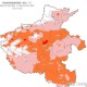 河南71地高于40℃,河南地形高度