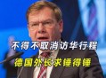 德外长推迟访华行程,外交部驻德国大使
