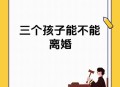 带3名子女离美被拦,带着3个孩子离婚
