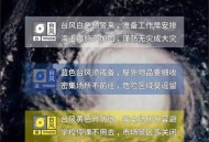 同时发台风暴雨预警,台风和暴雨预警信号
