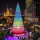 上海展览中心起火,上海圣诞树起火原因？
