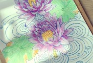 少年种出冠军睡莲,适合少年儿童画的世界名画？