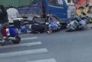 遭车碾压后起身站立,遭车碾压后起身站立不稳