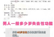 男性40岁出现更年期,男性40岁更年期正常吗