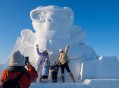哈尔滨雪人更圆润了,2023哈尔滨冰雪大世界雪人高度？