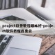 project软件教程哪本好-project软件教程百度云