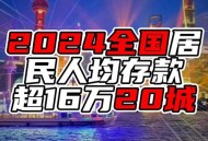 存款10强城市都有谁,四线城市三套房、两辆车、10万存款属于什么生活水平？