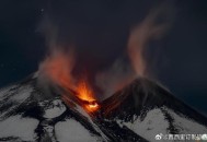 休眠1万年火山喷发,积雪火山喷发后积雪后融化多少呢?高海拔火山顶上都会有积雪,当它们喷发积雪好像不会全融化干净.例如岩浆向西侧流动西侧的积雪就瞬间融化,而东侧的积雪就完好无损.是这样的吗?日本的富士山现在处在休眠状态,如果1但在寒冷的冬天苏醒过来大家来猜猜会是什么样的灾难.山脚下的新干线高速铁路会被积雪所融化的泥石流冲垮吗？