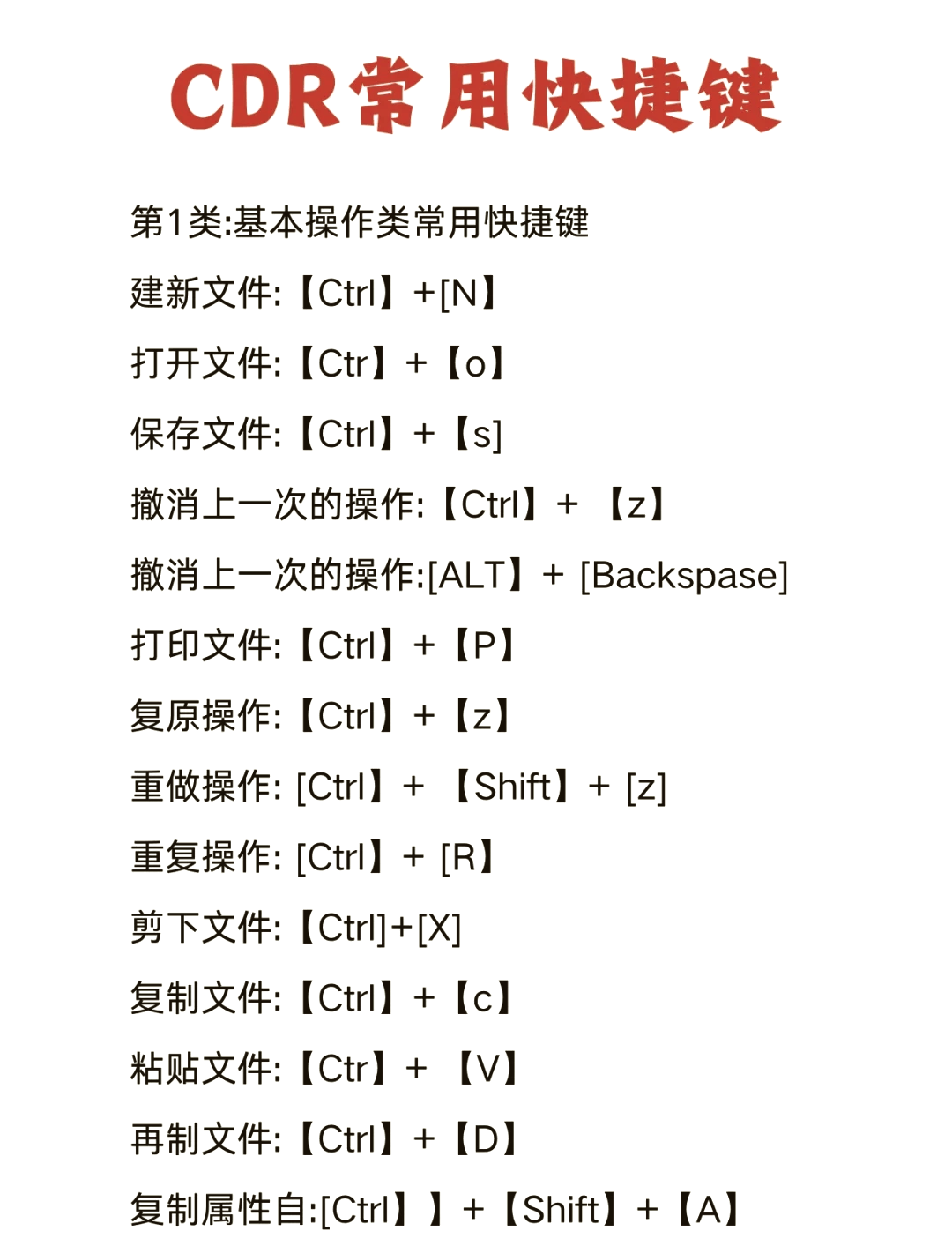 cdr软件教程,cdr软件教程基础入门