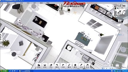 72炫装修设计软件教程,装修720全景效果图设计软件