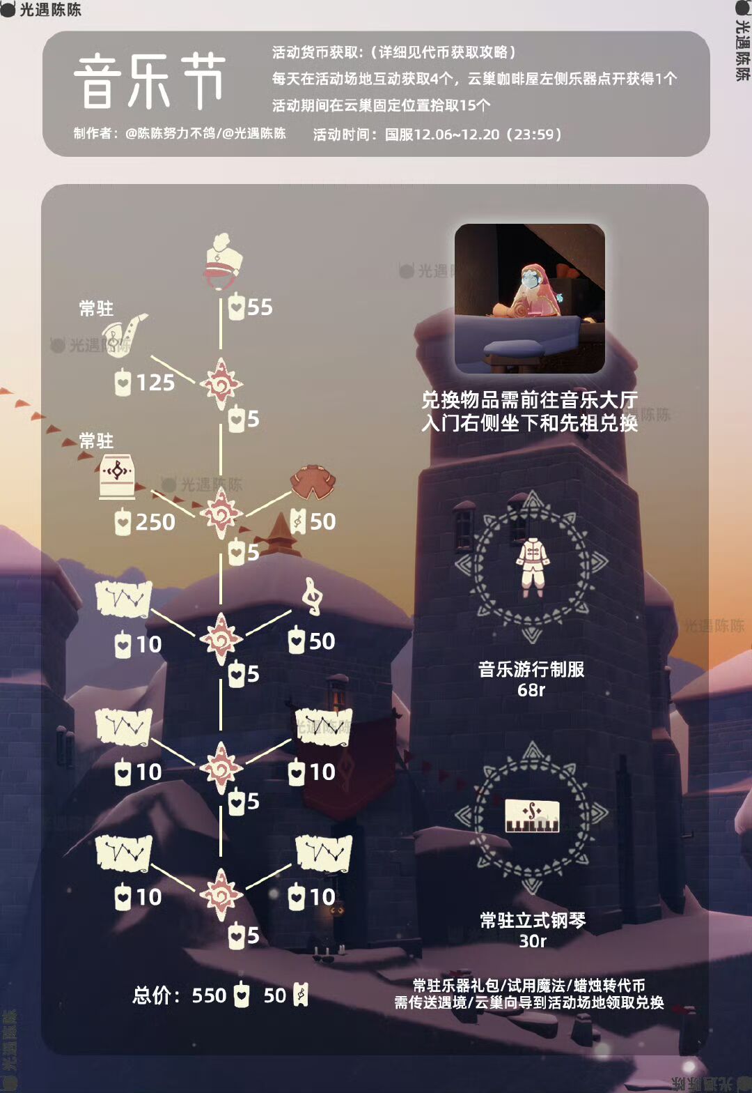 光遇游戏攻略,光遇游戏攻略晨岛