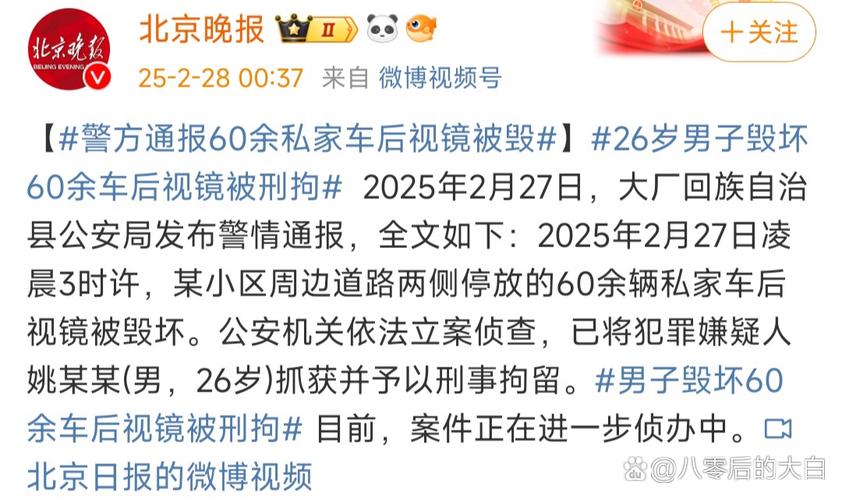 上班照镜子罚款,撞坏汽车后视镜犯不犯法?