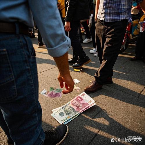 河道现大量成扎钞票,河道现大量成扎钞票 男子将其捡走