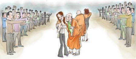 救婴儿和尚诈骗千万,济南“假和尚”在医院附近看手相骗钱,还雇托配合, 你怎么看?