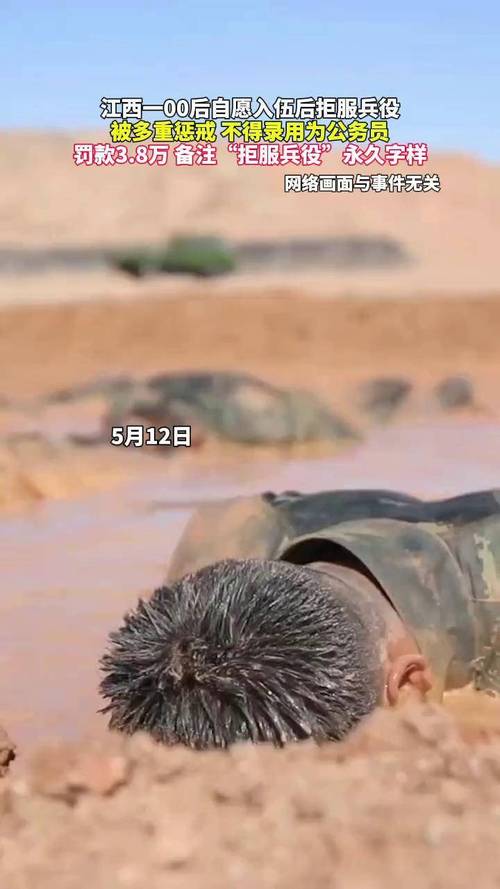 拒服兵役受7项处罚,江西一00后拒服兵役并威胁部队,被多重处罚,拒服兵役将承担什么后果?