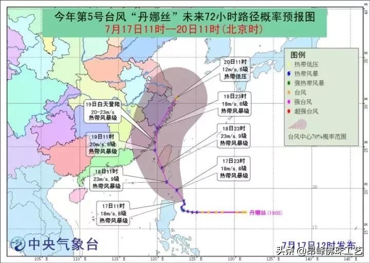 丹娜丝加强为台风级,台风丹娜丝的最新动态如何？