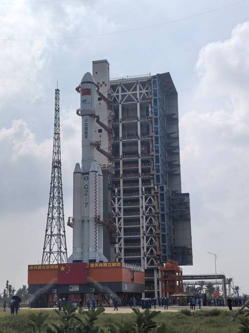 天舟九号垂直转运,天舟九号垂直转运成功