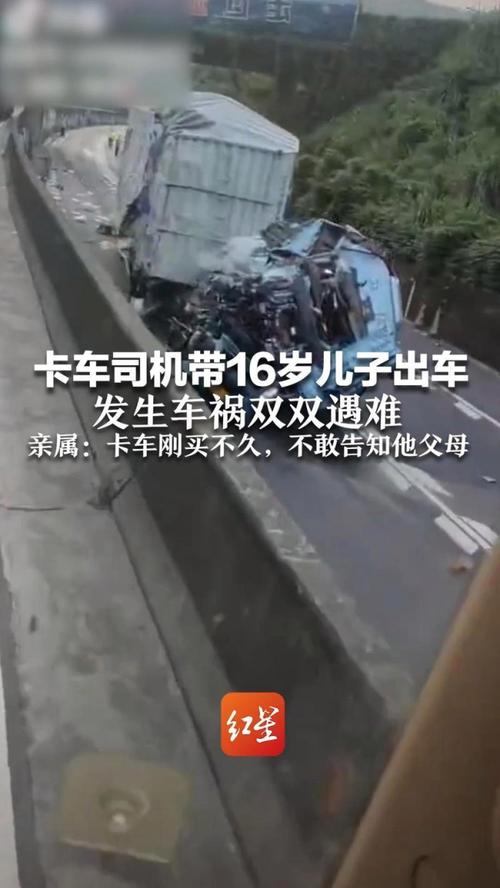 带儿子出车双双遇难,带着儿子跑长途