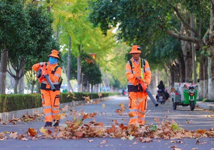环卫工台风天清树枝,台风天的环卫工人