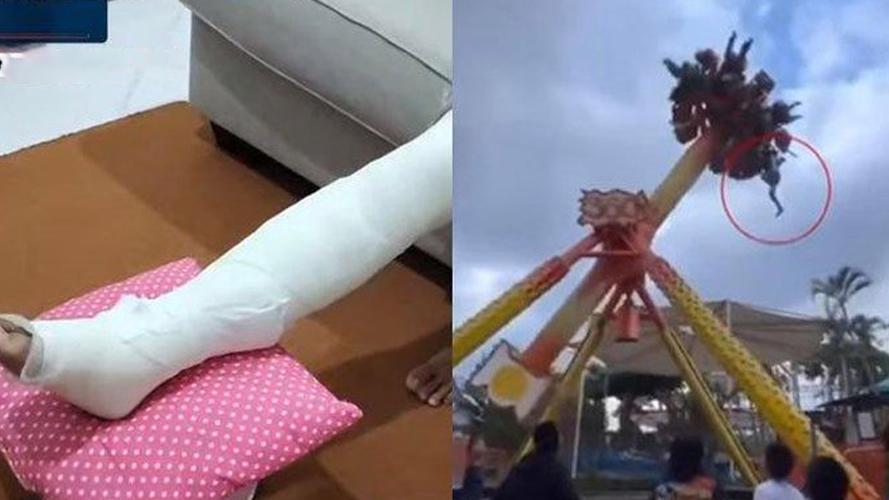 游乐园摆锤断裂23伤,游乐场摆锤事故