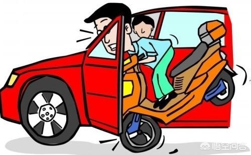 司机连续撞骑车男子,停车道开门撞到骑车人怎么处理？