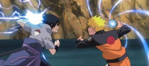 坠谷生还后被烧死,《火影忍者》鸣佐第一次在终结之谷打架时,佐助是真的想杀死鸣人吗?