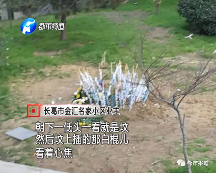 网传一小区建坟墓,小区建墓地 网传一小区建坟墓,小区建墓地