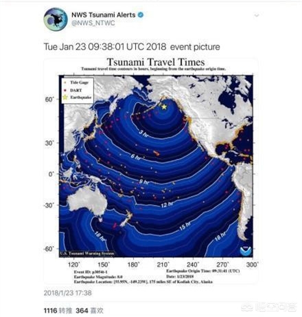阿拉斯加6级地震,美国阿拉斯加8级地震，会引起海啸吗， 对日本等岛国有没有影响？