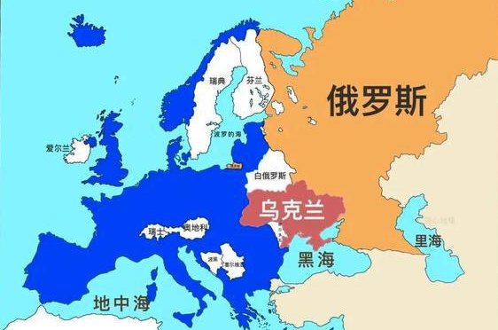 乌政府大楼遭俄袭击,俄与乌地理位置？