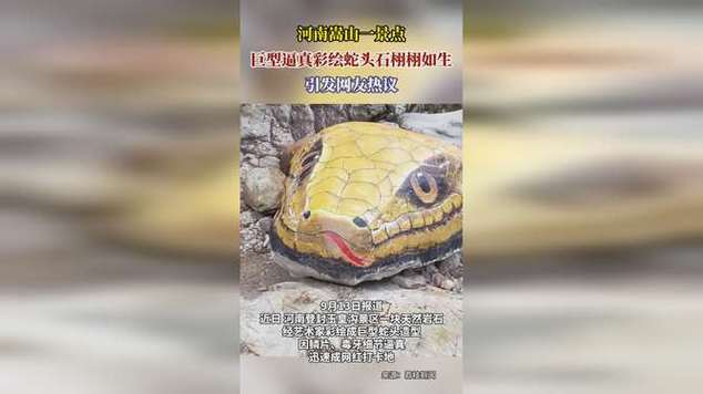 景区巨型蛇头被覆盖,景区巨型蛇头被覆盖的原因