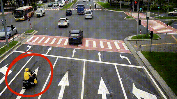 江门全市道路亮红灯,江门哪些红绿灯会被拍