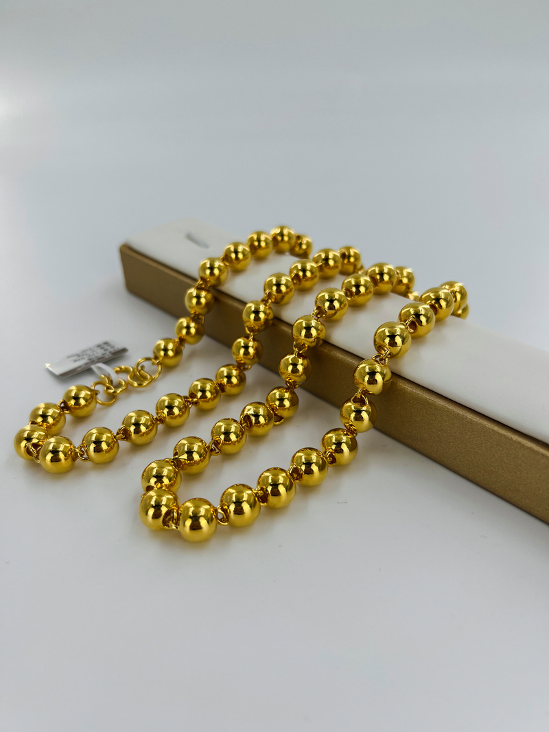 足金项链变金包银,项链金包银会掉色吗?