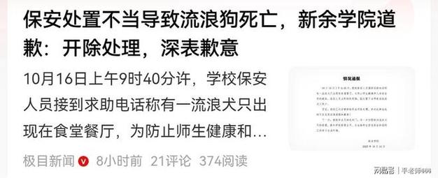 高校保安打死流浪狗,高校保安打死流浪狗被开除