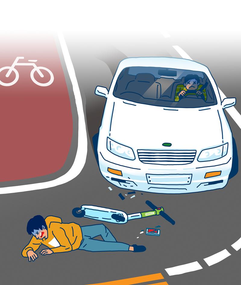 上拉如肇事致2人受伤,交通事故两个受害人赔偿比例?