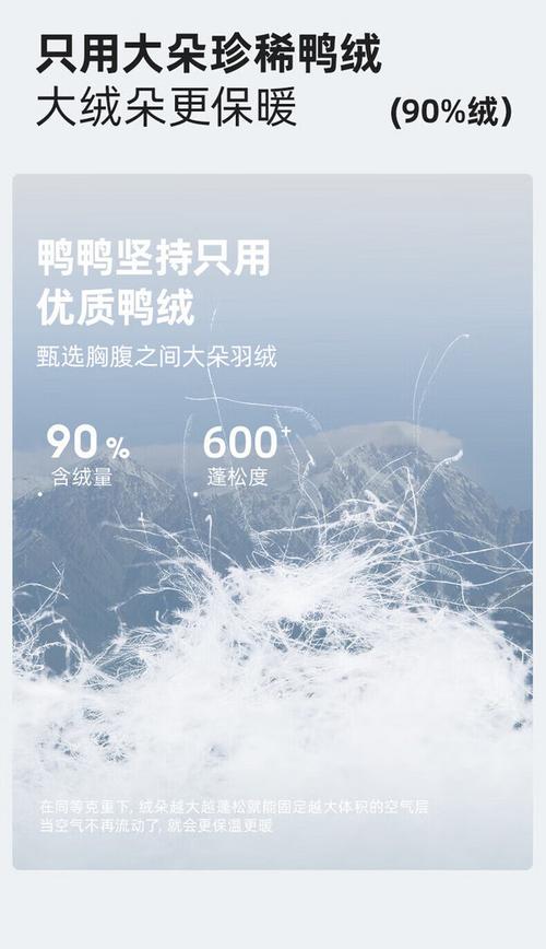 1件羽绒服需100只鸭,一只鸭子有多少羽绒?