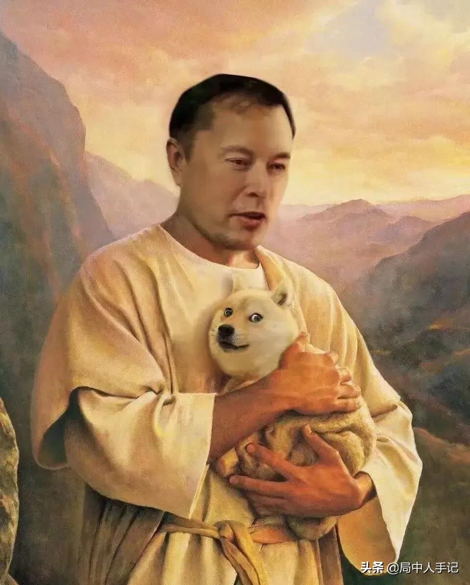 马斯克被做成机器狗,狗狗币火了，推文助涨7%，比特币涨至5.7万美元，马斯克已建仓？呼吁