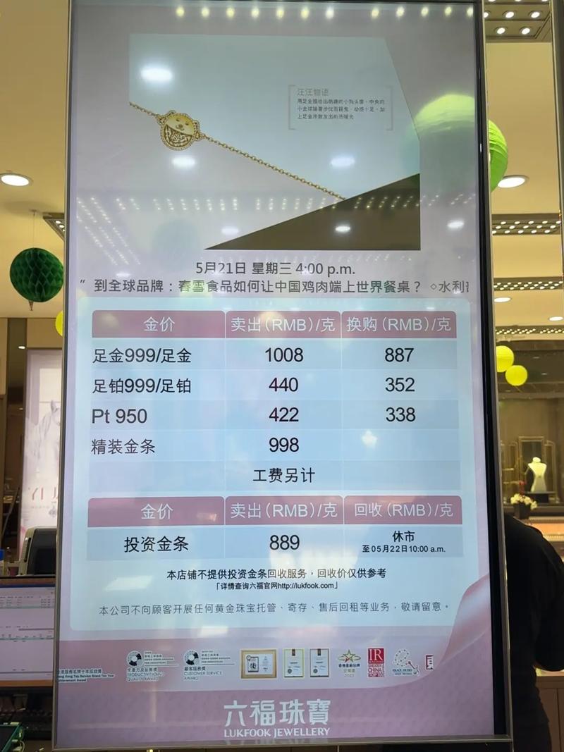 金饰克价一夜跌6元,金饰克价一夜跌6元怎么回事